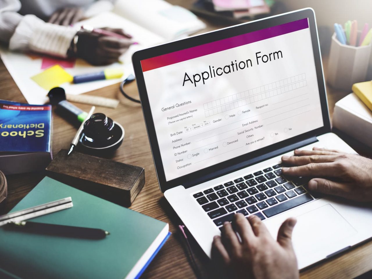 Fill out an Application